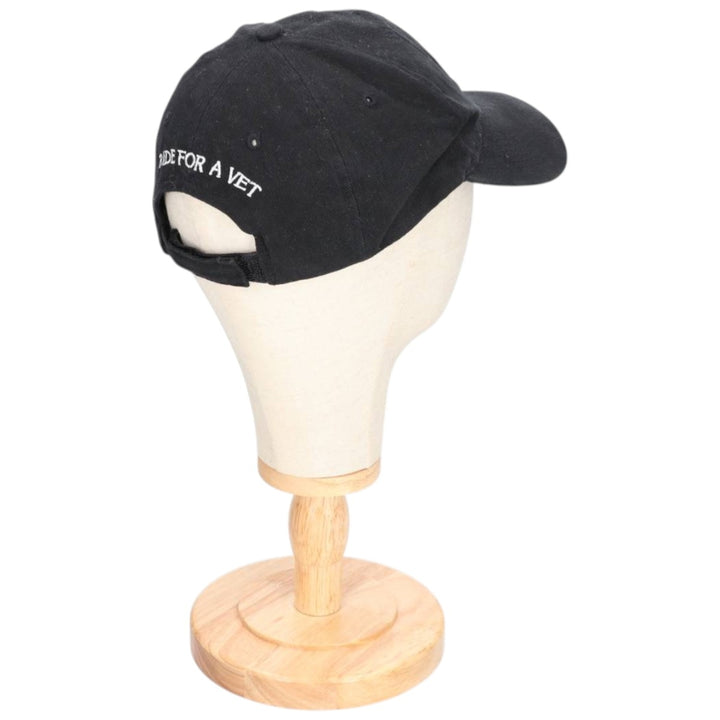 Motorcycle baseball cap (one size fits most) cotton black type Vintage Second Hand