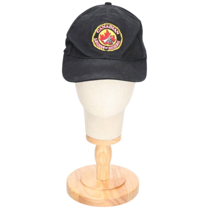 Motorcycle baseball cap (one size fits most) cotton black type Vintage Second Hand