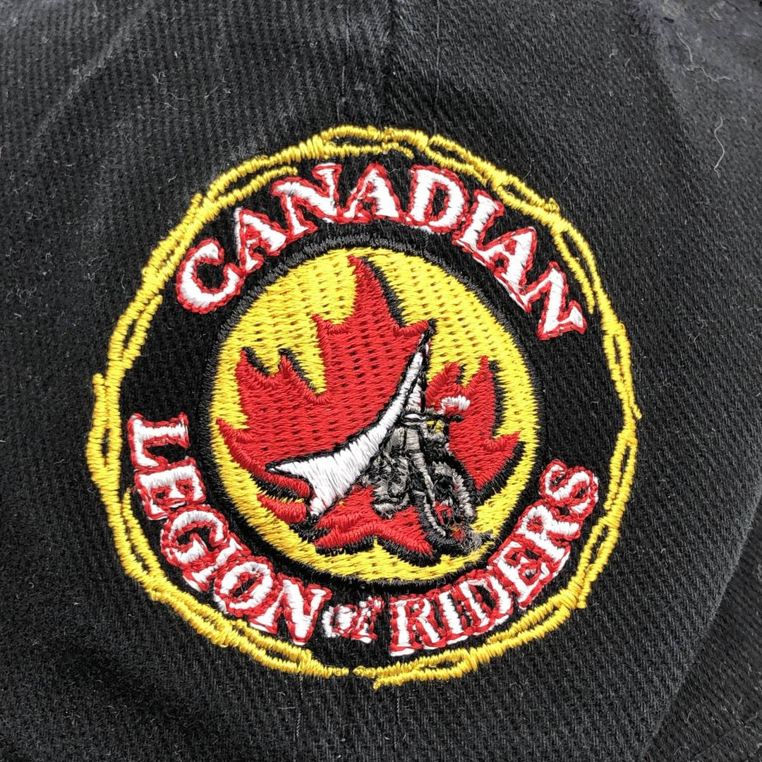 Motorcycle baseball cap (one size fits most) cotton black type Vintage Second Hand