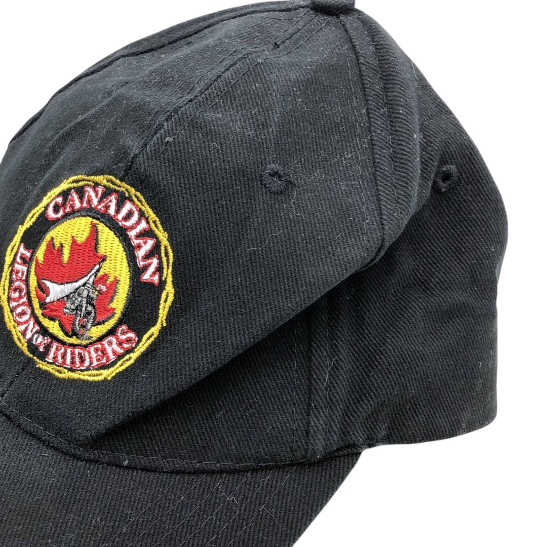 Motorcycle baseball cap (one size fits most) cotton black type Vintage Second Hand