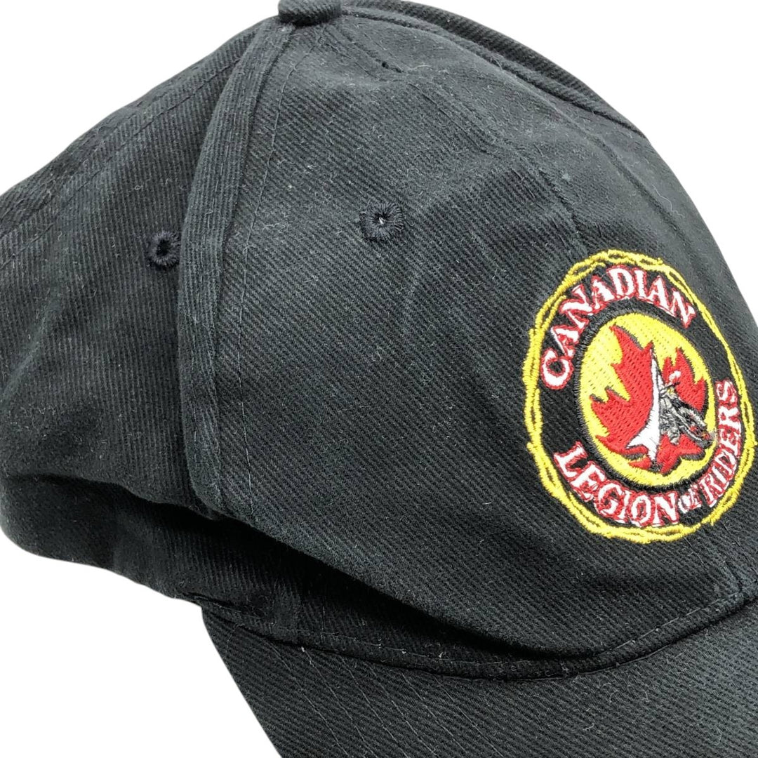 Motorcycle baseball cap (one size fits most) cotton black type Vintage Second Hand