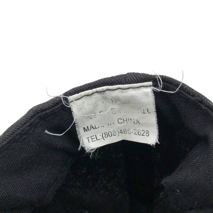 Military baseball cap, one size fits all unclear black type Vintage Second Hand