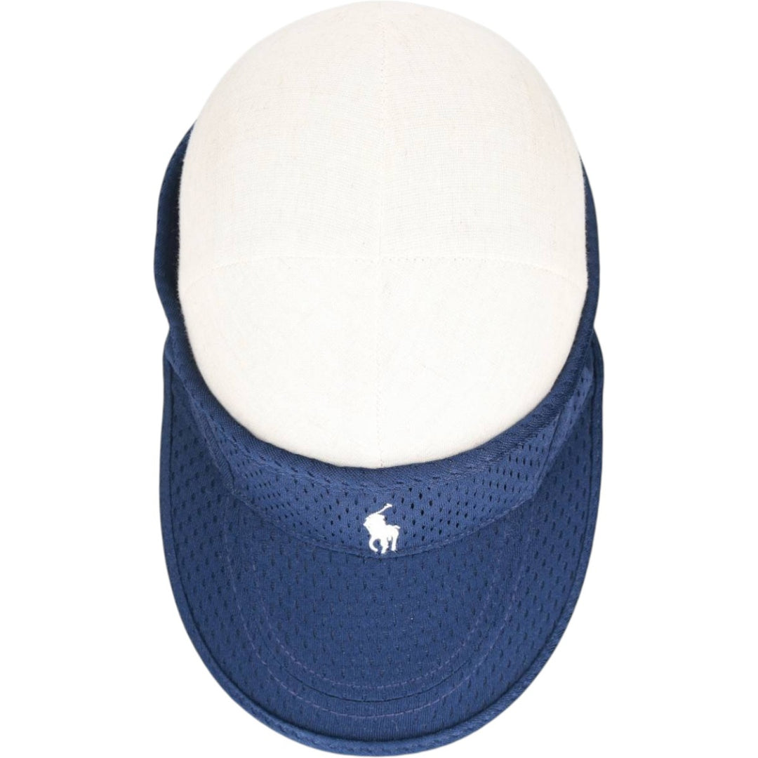 2000'S Ralph Lauren POLO by Ralph Lauren RLX Sun Visor, One Size Fits All polyester navy blue type Vintage Second Hand