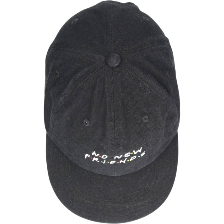 Baseball cap, free size cotton black type Vintage Second Hand