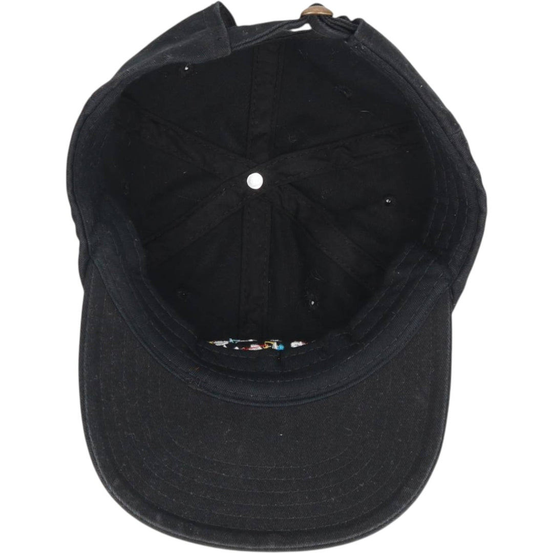 Baseball cap, free size cotton black type Vintage Second Hand