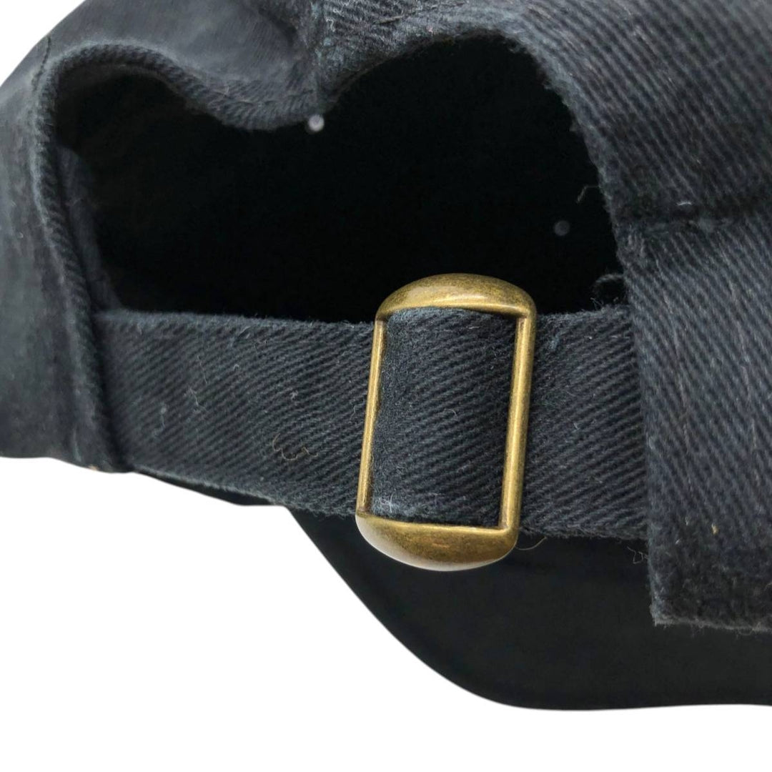 Baseball cap, free size cotton black type Vintage Second Hand