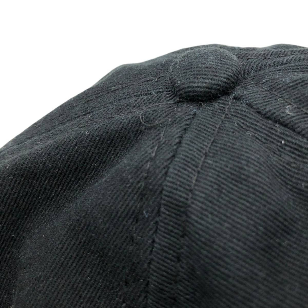 Baseball cap, free size cotton black type Vintage Second Hand