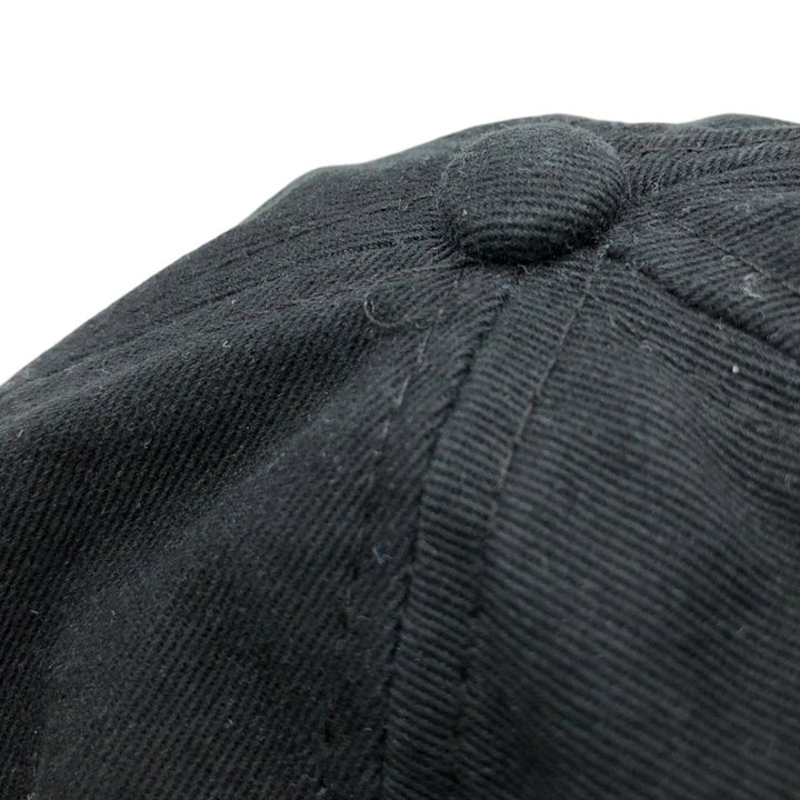 Baseball cap, free size cotton black type Vintage Second Hand
