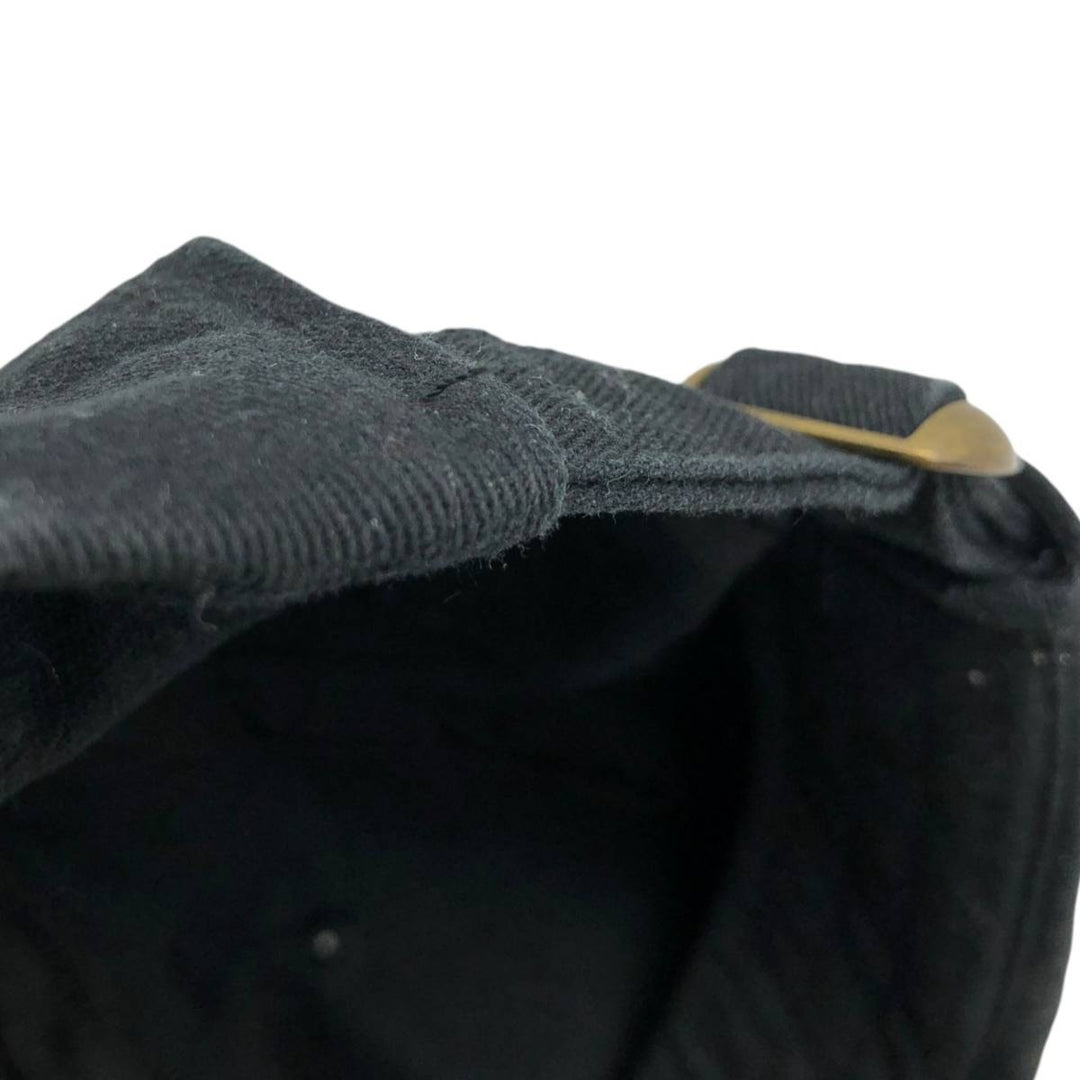 Baseball cap, free size cotton black type Vintage Second Hand