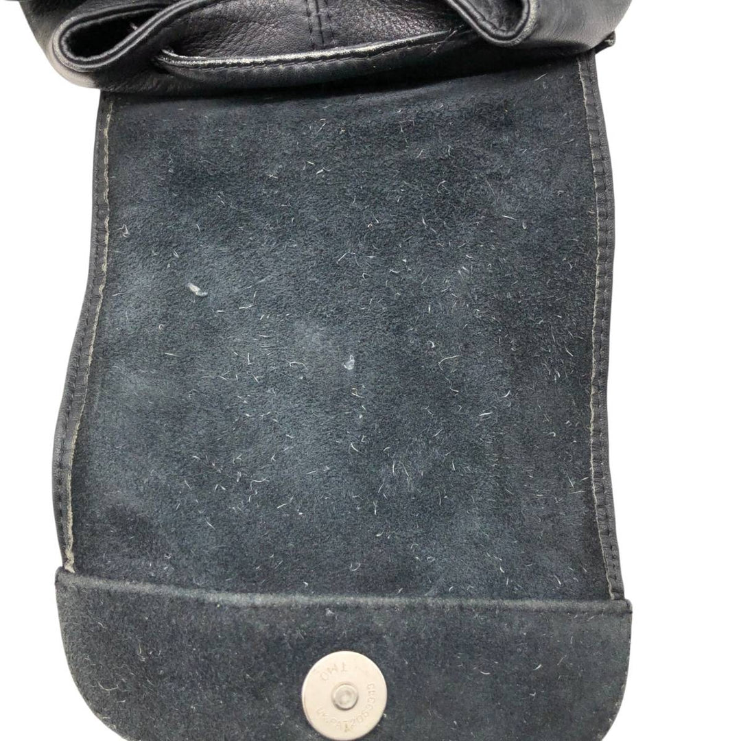 GHBass BASS 2WAY Shoulder Bag Backpack unclear black type Vintage Second Hand