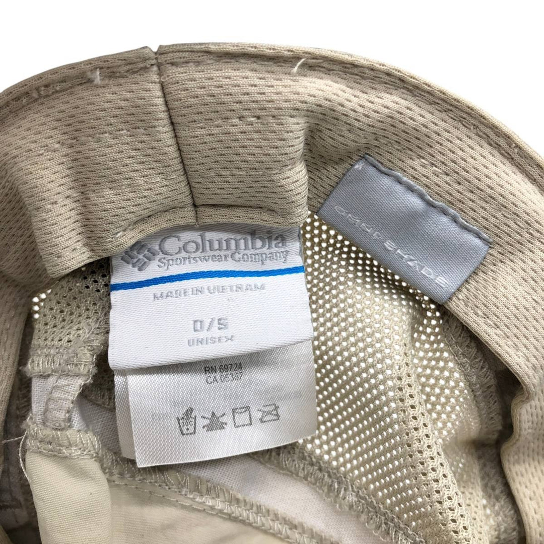 Columbia OMNI-SHADE Safari Hat, One Size Fits All (approx.) Nylon Beige type Vintage Second Hand