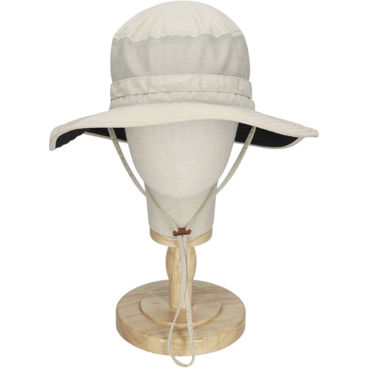 2000'S Columbia Safari Hat, One Size Fits All Nylon Beige type Vintage Second Hand