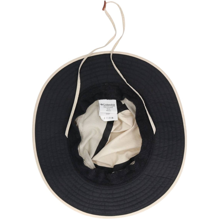 2000'S Columbia Safari Hat, One Size Fits All Nylon Beige type Vintage Second Hand