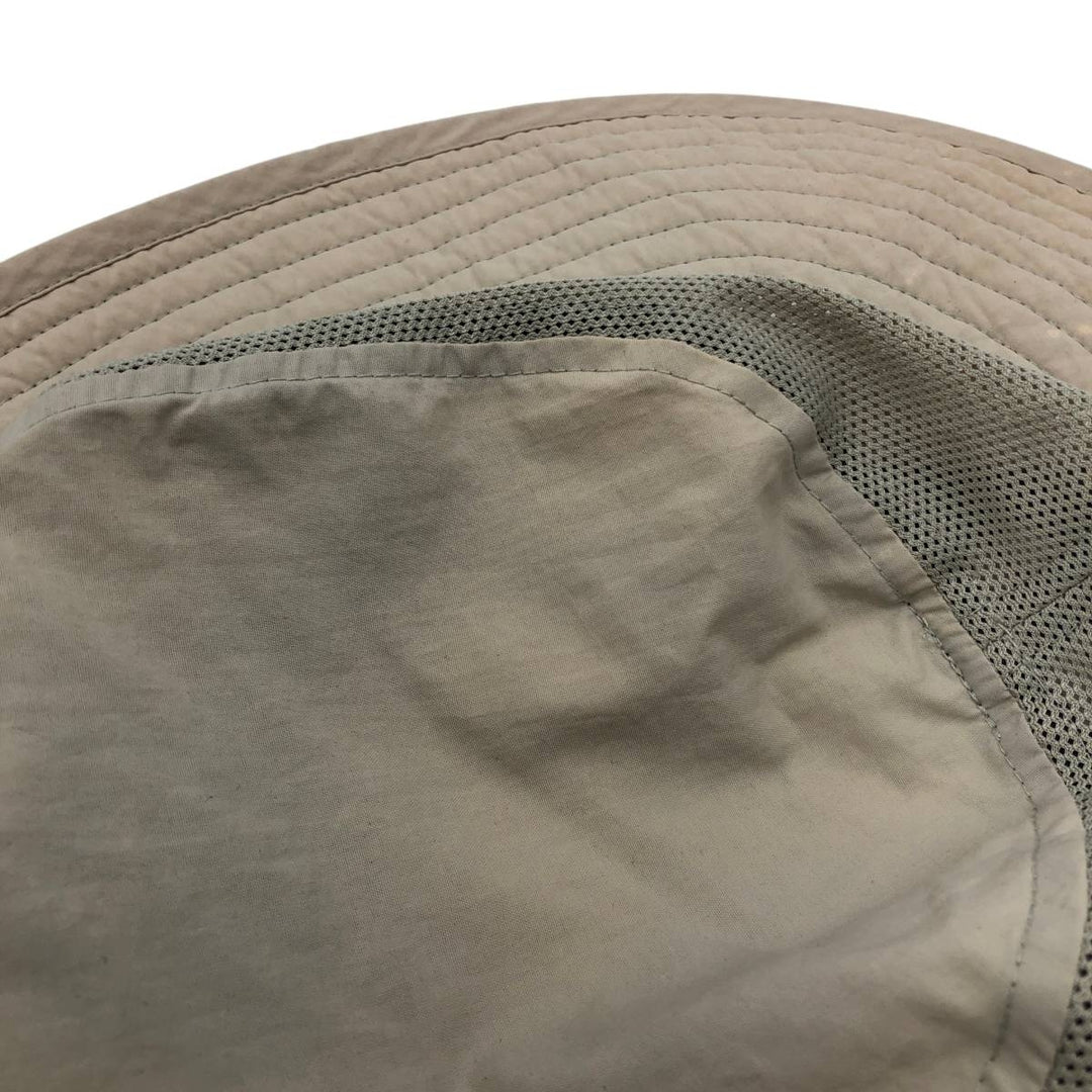2000'S Columbia Safari Hat, One Size Fits All Nylon Beige type Vintage Second Hand