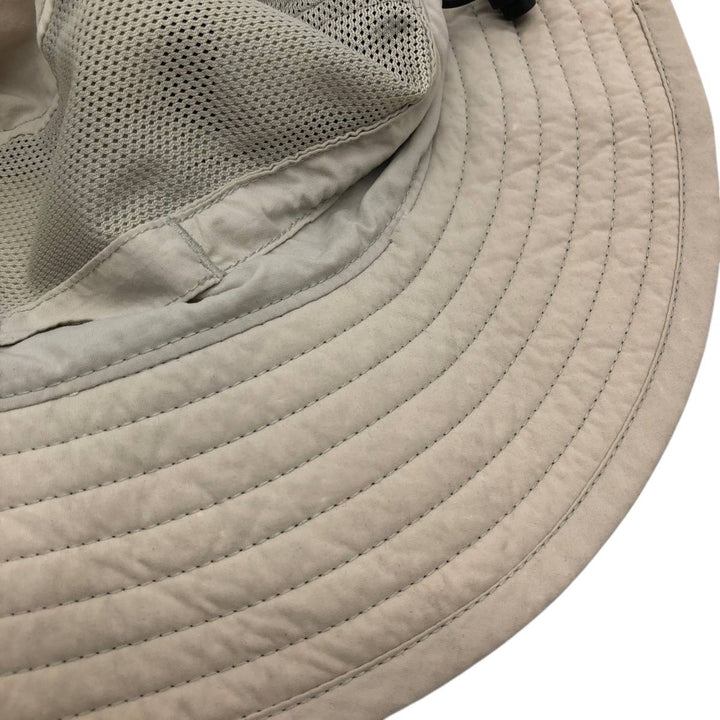 2000'S Columbia Safari Hat, One Size Fits All Nylon Beige type Vintage Second Hand