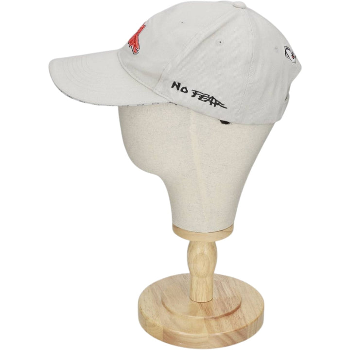 2000'S NO FEAR Baseball Cap, 6-Panel Cap, One Size Fits All cotton white type Vintage Second Hand