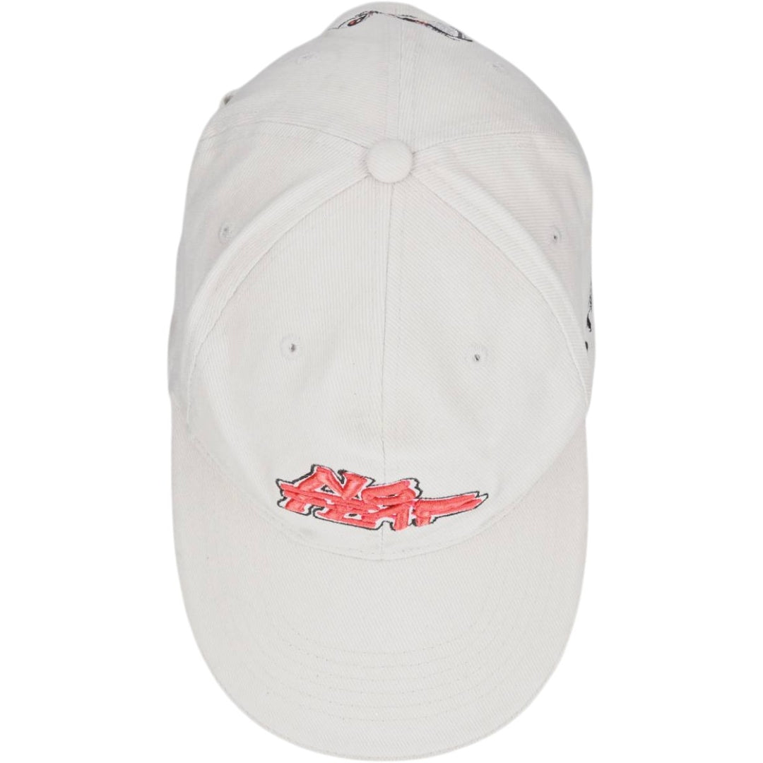 2000'S NO FEAR Baseball Cap, 6-Panel Cap, One Size Fits All cotton white type Vintage Second Hand