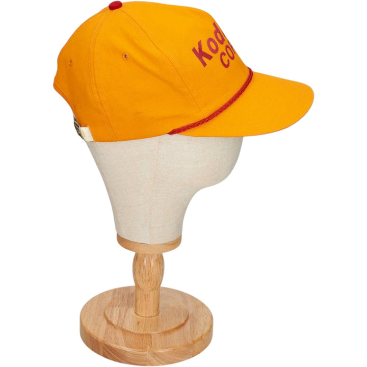 AMERICA'S Legend Kodak Advertising Baseball Cap, 6-Panel Cap, Made in USA, One Size Fits All unclear yellow type Vintage Second Hand