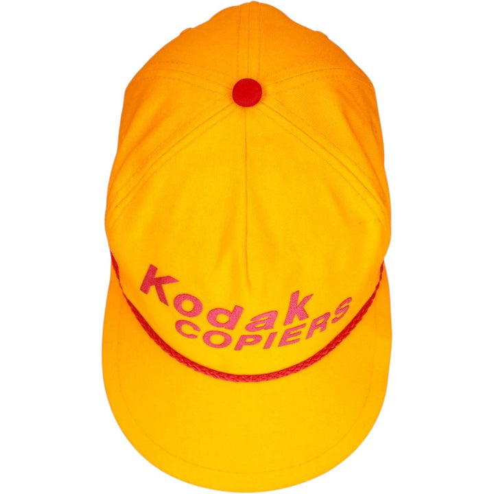 AMERICA'S Legend Kodak Advertising Baseball Cap, 6-Panel Cap, Made in USA, One Size Fits All unclear yellow type Vintage Second Hand