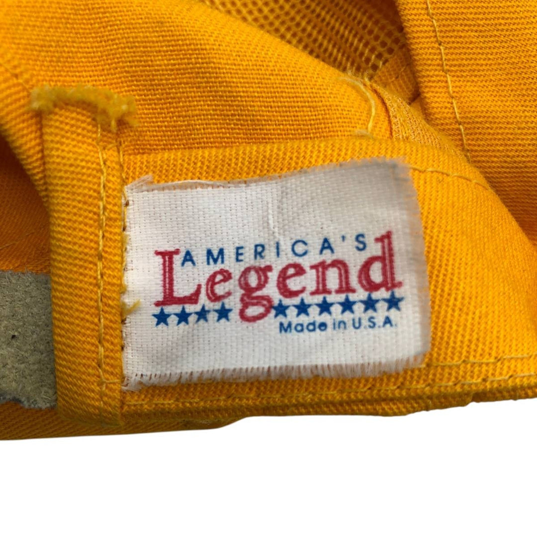 AMERICA'S Legend Kodak Advertising Baseball Cap, 6-Panel Cap, Made in USA, One Size Fits All unclear yellow type Vintage Second Hand