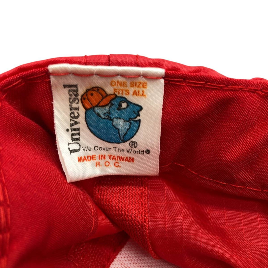 90'S UNIVERSAL Simpsons Ripstop Baseball Cap, 6-Panel Cap, One Size Fits All, Vintage unclear red type Vintage Second Hand