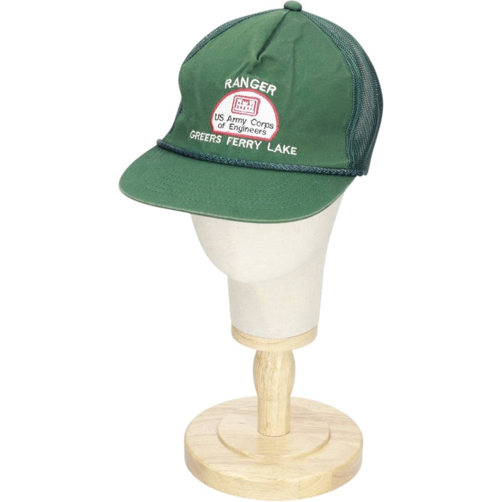 Trucker cap, mesh cap, free size unclear Green type dark green Vintage Second Hand