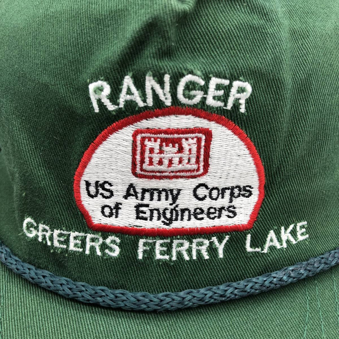 Trucker cap, mesh cap, free size unclear Green type dark green Vintage Second Hand