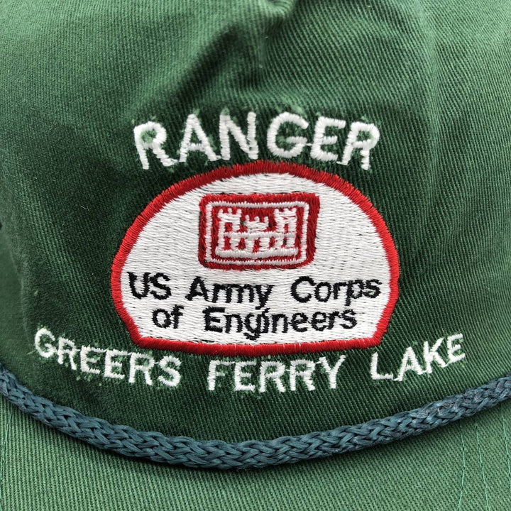 Trucker cap, mesh cap, free size unclear Green type dark green Vintage Second Hand