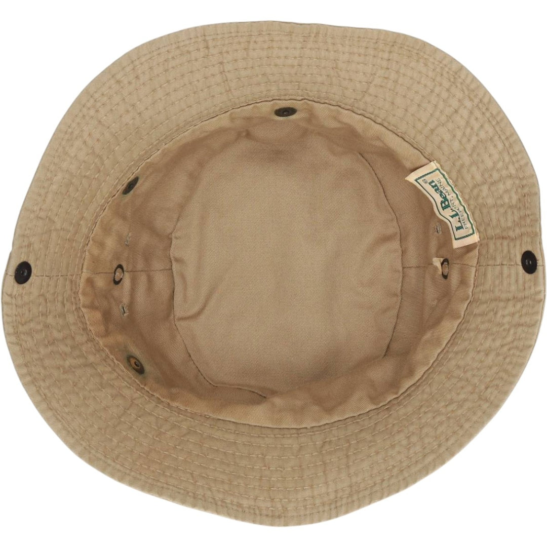 ~90'S LLBean Bucket Hat, One Size Fits All, Vintage unclear Beige type Vintage Second Hand