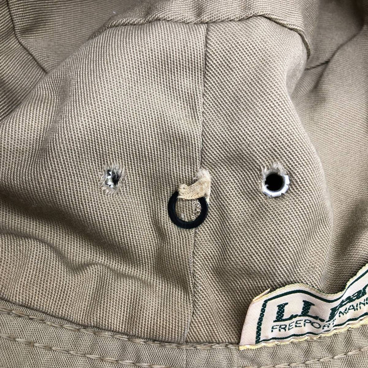 ~90'S LLBean Bucket Hat, One Size Fits All, Vintage unclear Beige type Vintage Second Hand