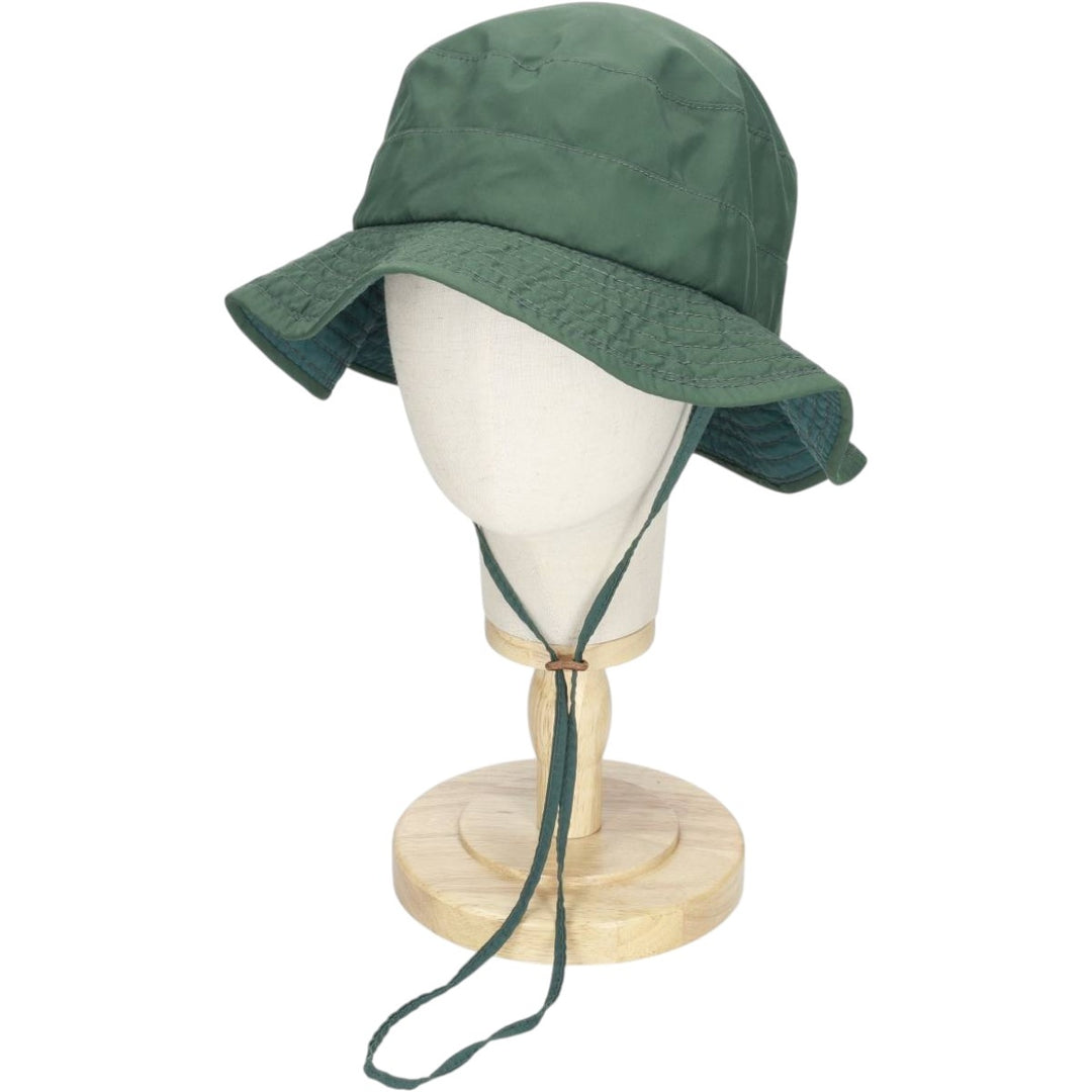 1990'S Columbia Safari Hat, White Tag, Made in USA, One Size Fits All, Vintage unclear green type Vintage Second Hand