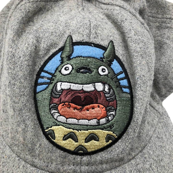My Neighbor Totoro Baseball Cap, 6-Panel Cap, One Size Fits All wool gray type Vintage Second Hand