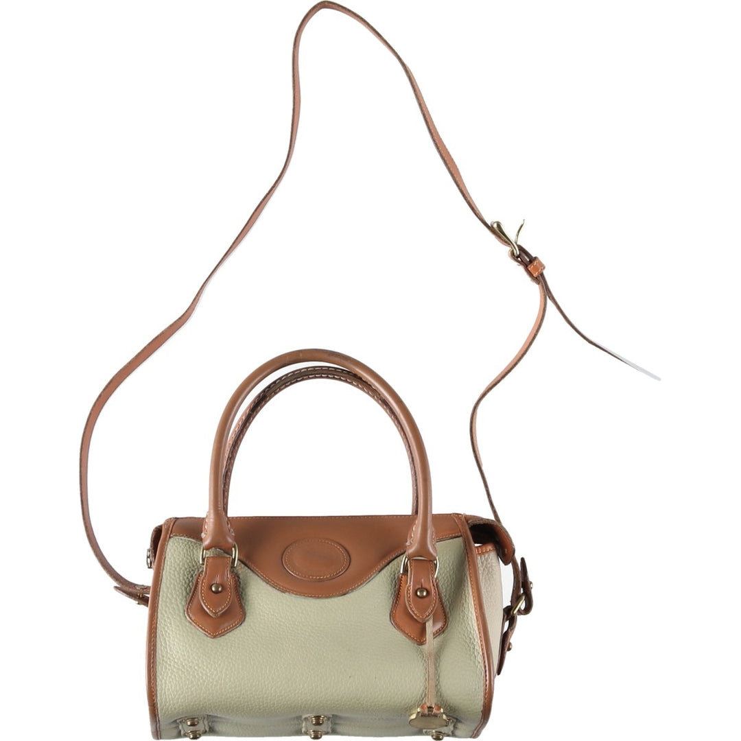 Dooney and Bourke 2-Way Shoulder Bag, Made in USA, Vintage genuine leather Copper Vintage Second Hand