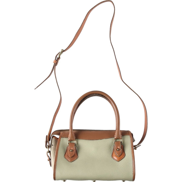 Dooney and Bourke 2-Way Shoulder Bag, Made in USA, Vintage genuine leather Copper Vintage Second Hand