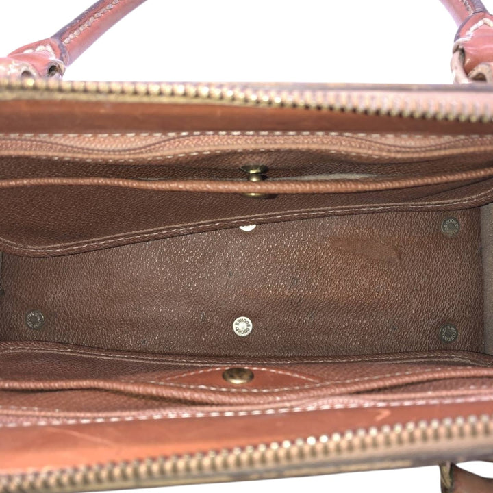 Dooney and Bourke 2-Way Shoulder Bag, Made in USA, Vintage genuine leather Copper Vintage Second Hand