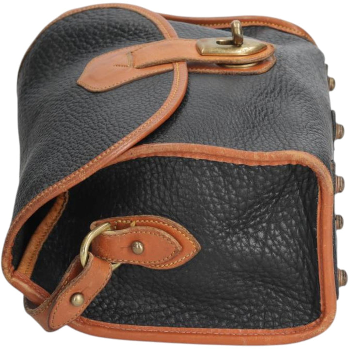 Dooney and Bourke Shoulder Bag, Made in USA, Vintage genuine leather black type Vintage Second Hand