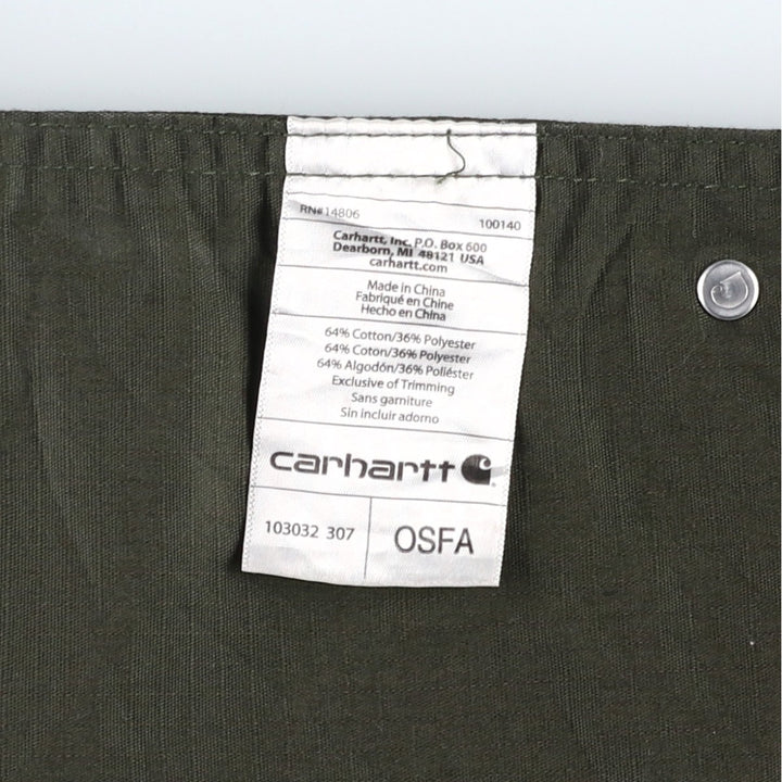 Deadstock Carhartt ripstop apron cotton Khaki type Vintage Second Hand