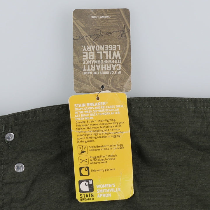 Deadstock Carhartt ripstop apron cotton Khaki type Vintage Second Hand