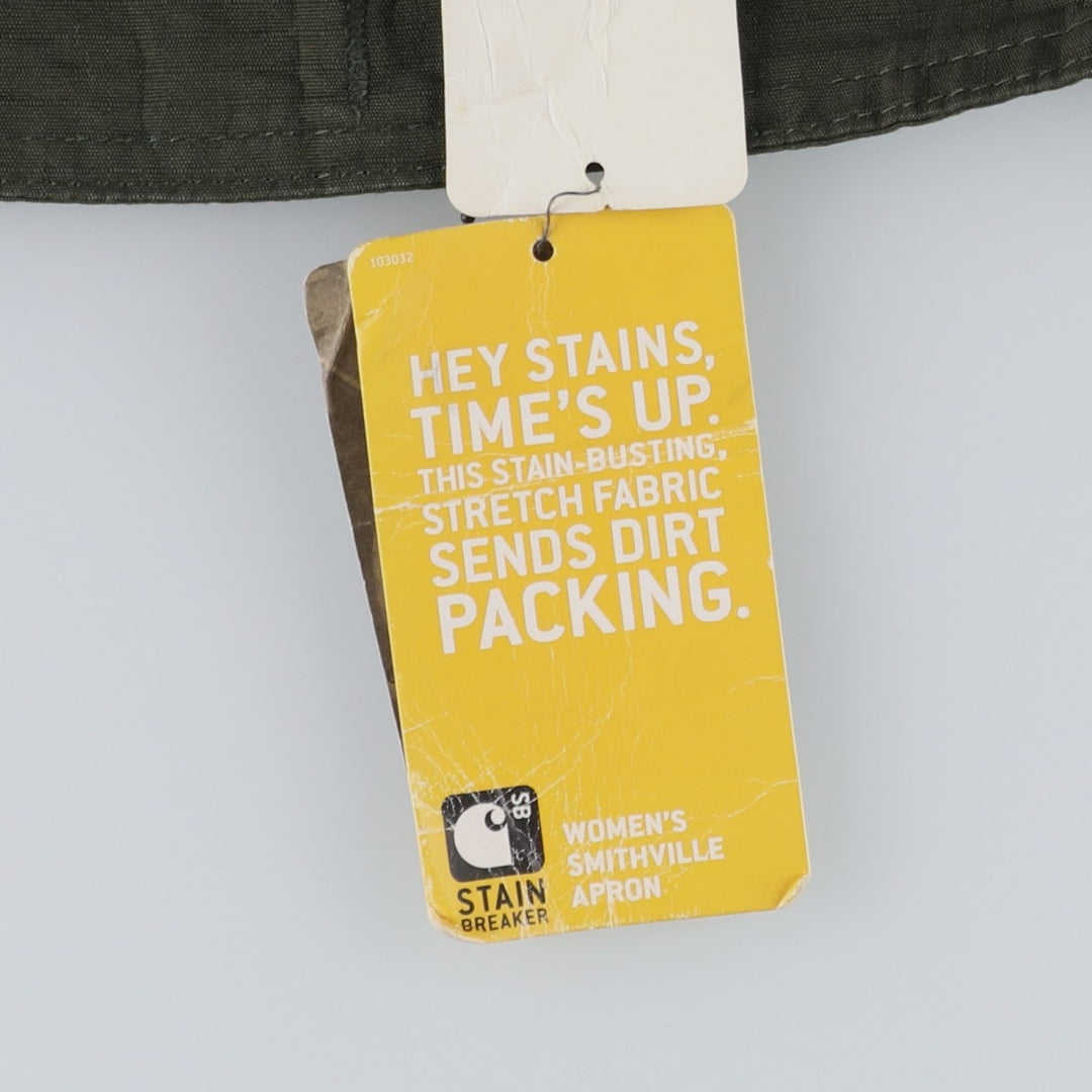 Deadstock Carhartt ripstop apron cotton Khaki type Vintage Second Hand