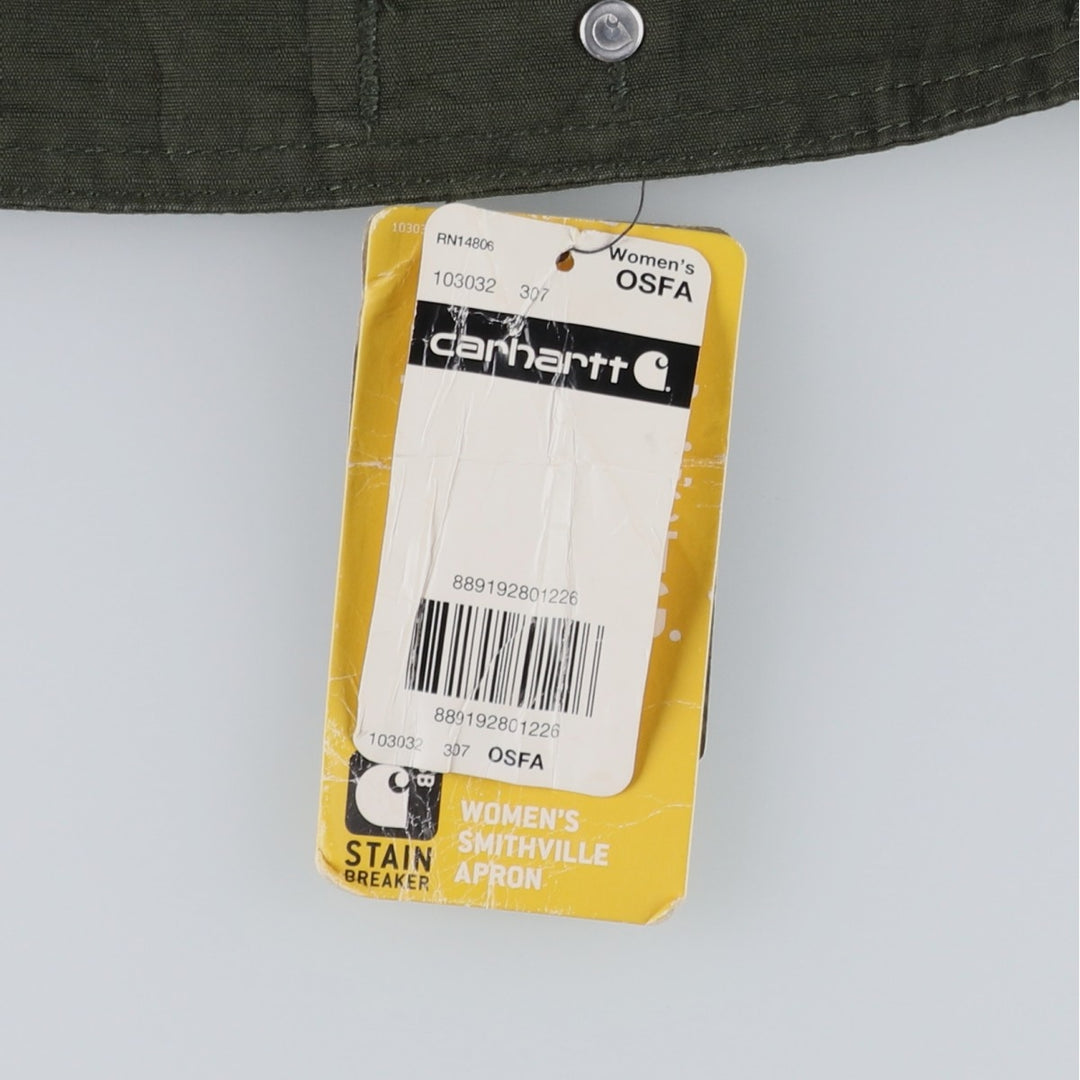Deadstock Carhartt ripstop apron cotton Khaki type Vintage Second Hand