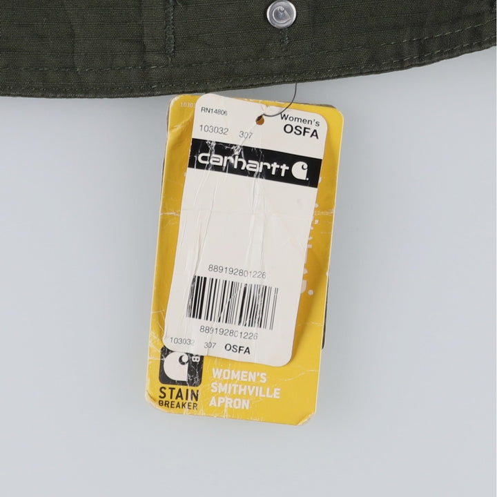 Deadstock Carhartt ripstop apron cotton Khaki type Vintage Second Hand