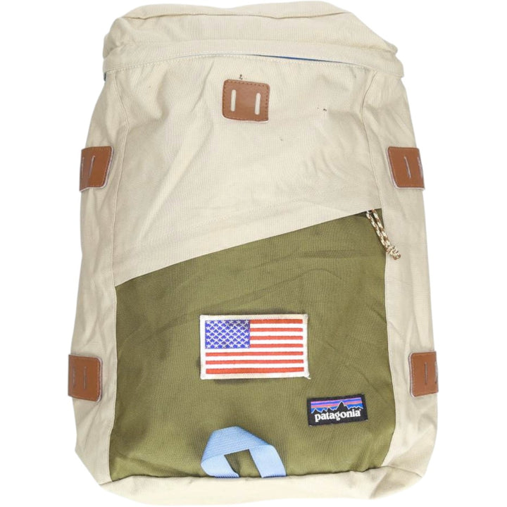 Patagonia Tromilo Pack 48015FA17 American Flag Pattern Backpack polyester Beige type Vintage Second Hand