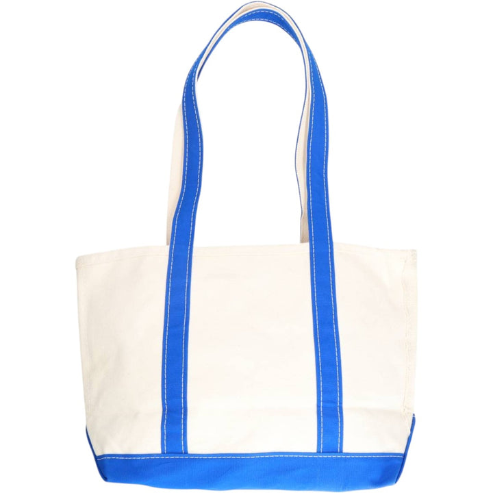 1990'S LLBean BOAT AND TOTE Tote Bag, Made in USA, Vintage unclear unbleached Vintage Second Hand