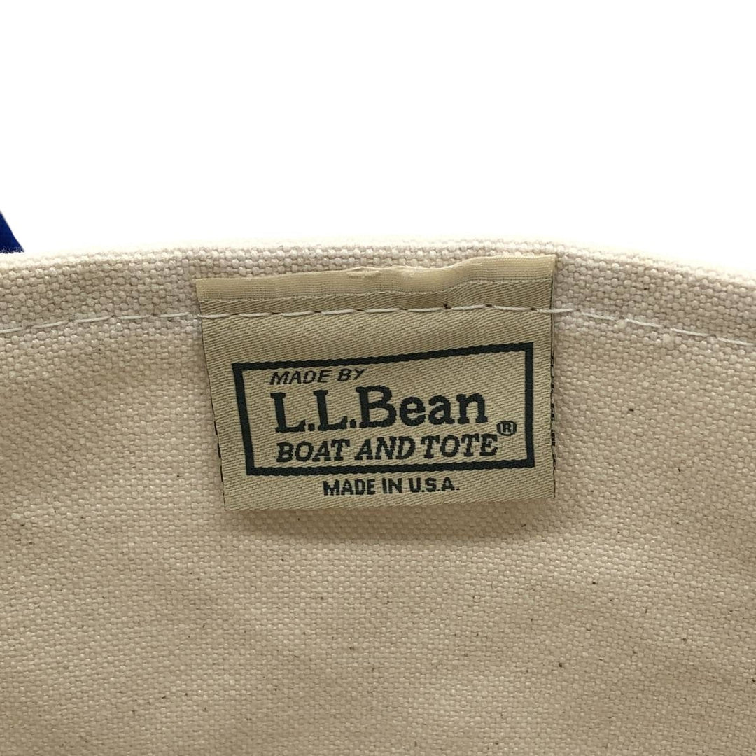 1990'S LLBean BOAT AND TOTE Tote Bag, Made in USA, Vintage unclear unbleached Vintage Second Hand