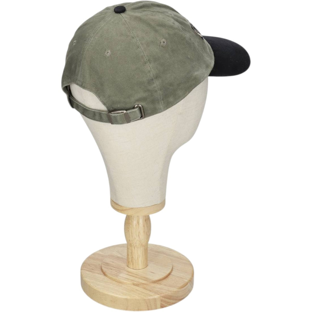 FERSTEN Russel Metals Two-Tone Advertising Baseball Cap, 6-Panel Cap, One Size Fits All cotton Khaki type Vintage Second Hand