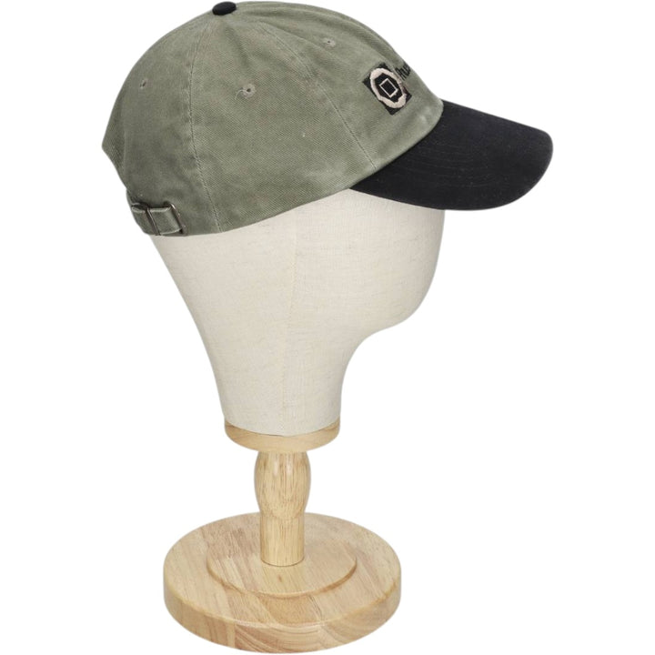 FERSTEN Russel Metals Two-Tone Advertising Baseball Cap, 6-Panel Cap, One Size Fits All cotton Khaki type Vintage Second Hand