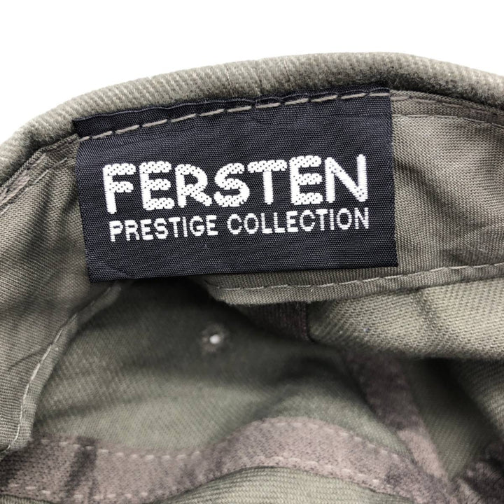 FERSTEN Russel Metals Two-Tone Advertising Baseball Cap, 6-Panel Cap, One Size Fits All cotton Khaki type Vintage Second Hand