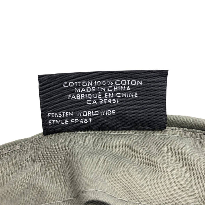 FERSTEN Russel Metals Two-Tone Advertising Baseball Cap, 6-Panel Cap, One Size Fits All cotton Khaki type Vintage Second Hand
