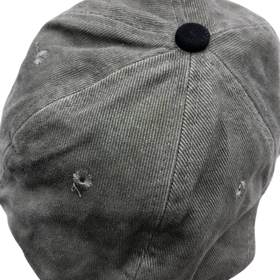 FERSTEN Russel Metals Two-Tone Advertising Baseball Cap, 6-Panel Cap, One Size Fits All cotton Khaki type Vintage Second Hand
