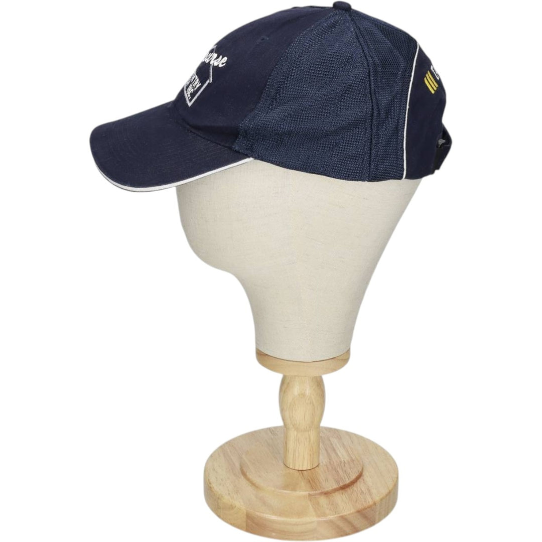 FERSTEN WORLDWIDE J. Lacourse CARPENTRY and SON INC TARION Advertising Mesh Cap (One Size Fits All) cotton navy blue type Vintage Second Hand